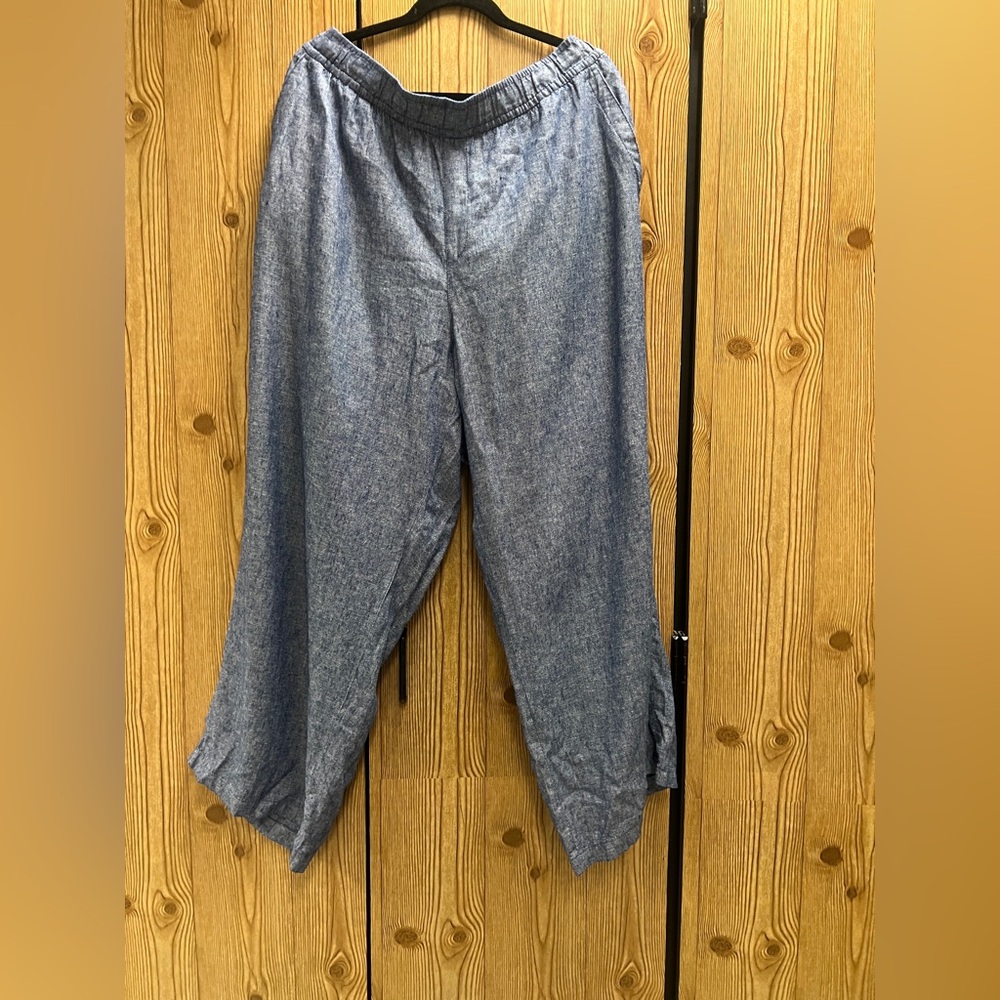 Old Navy Women's‎ Heathered Blue Sweatpants XXL plus elastic